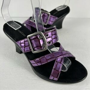 Naturalizer Women's Metallic Purple Heels Size 7